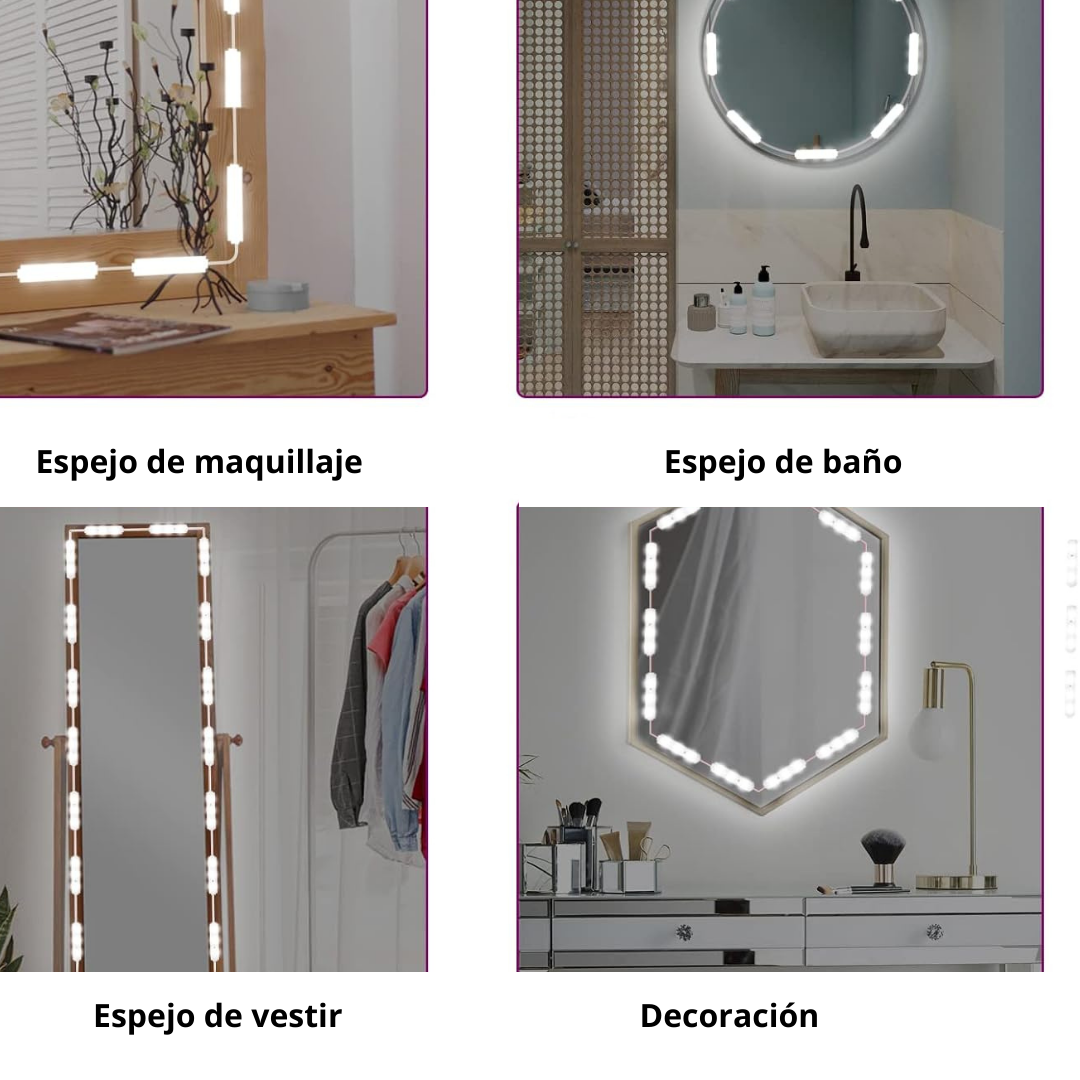 Luces LED de espejo 14 modulos