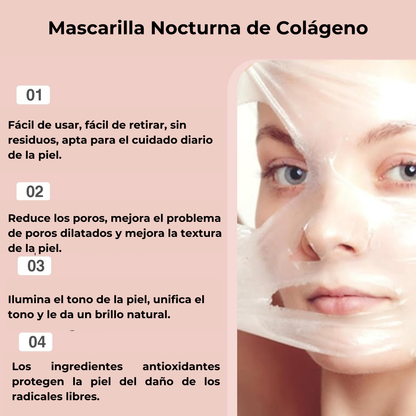 HOYGI Mascarilla facial de colágeno