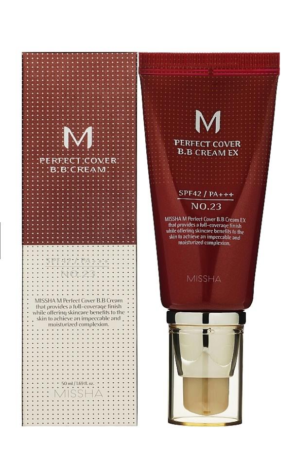 MISSHA M PERFECT COVER BB CREAM  N23 NATURAL BEIGE 20 ML