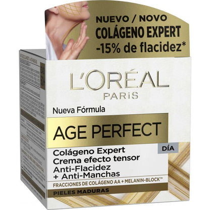 Crema de Día Age Perfect L'Oréal - Reafirmante y Reductora de Manchas 50ml